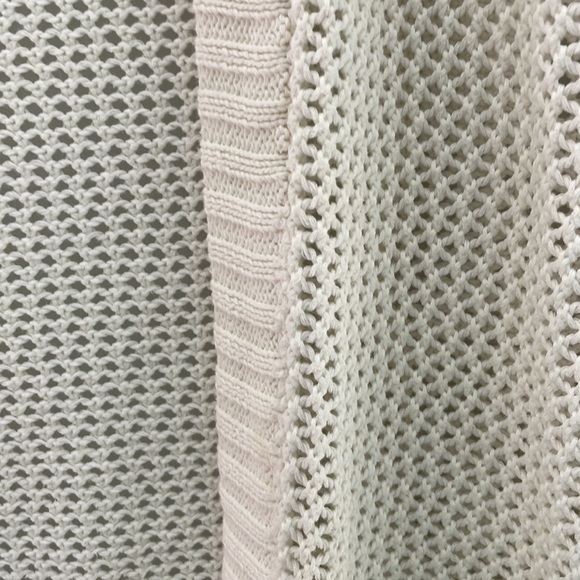 Peek kids size 12 cream long open knit cardigan sweater - Picture 5 of 5